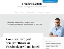 Tablet Screenshot of francescoastolfi.net